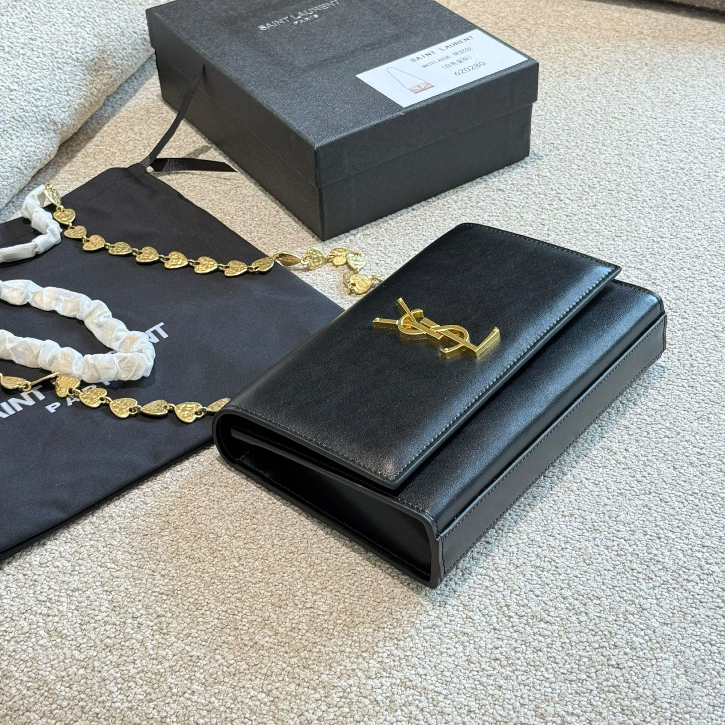 YSL Kate Heart Chain Bag DD25071448