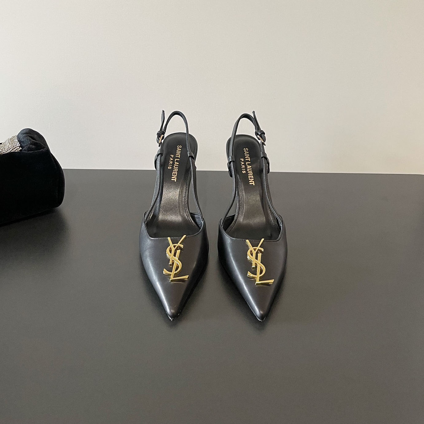 YSL Pointed-Toe High-Heel Sandals DD25071516