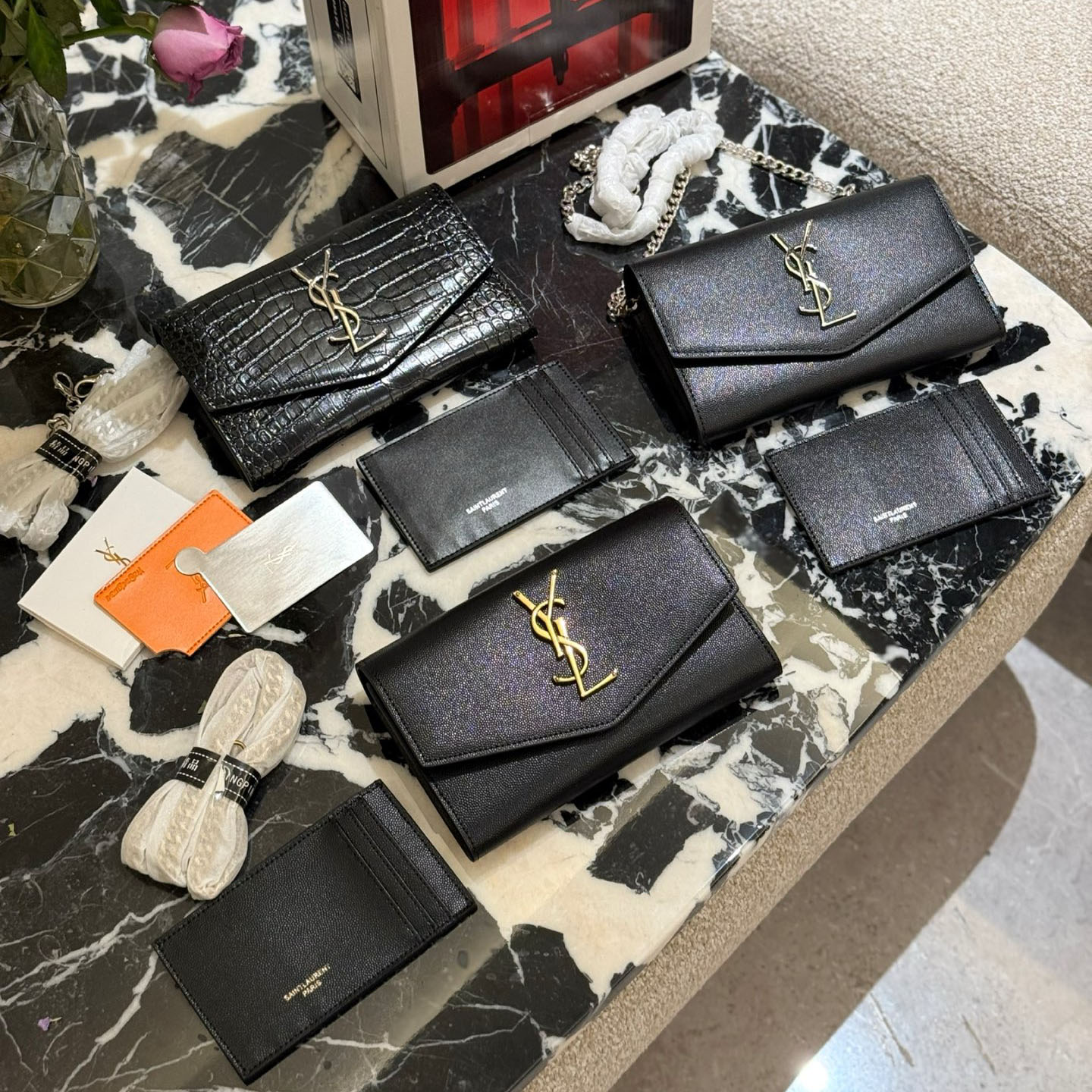 YSL Uptown Mini Envelope Bag DD25071547