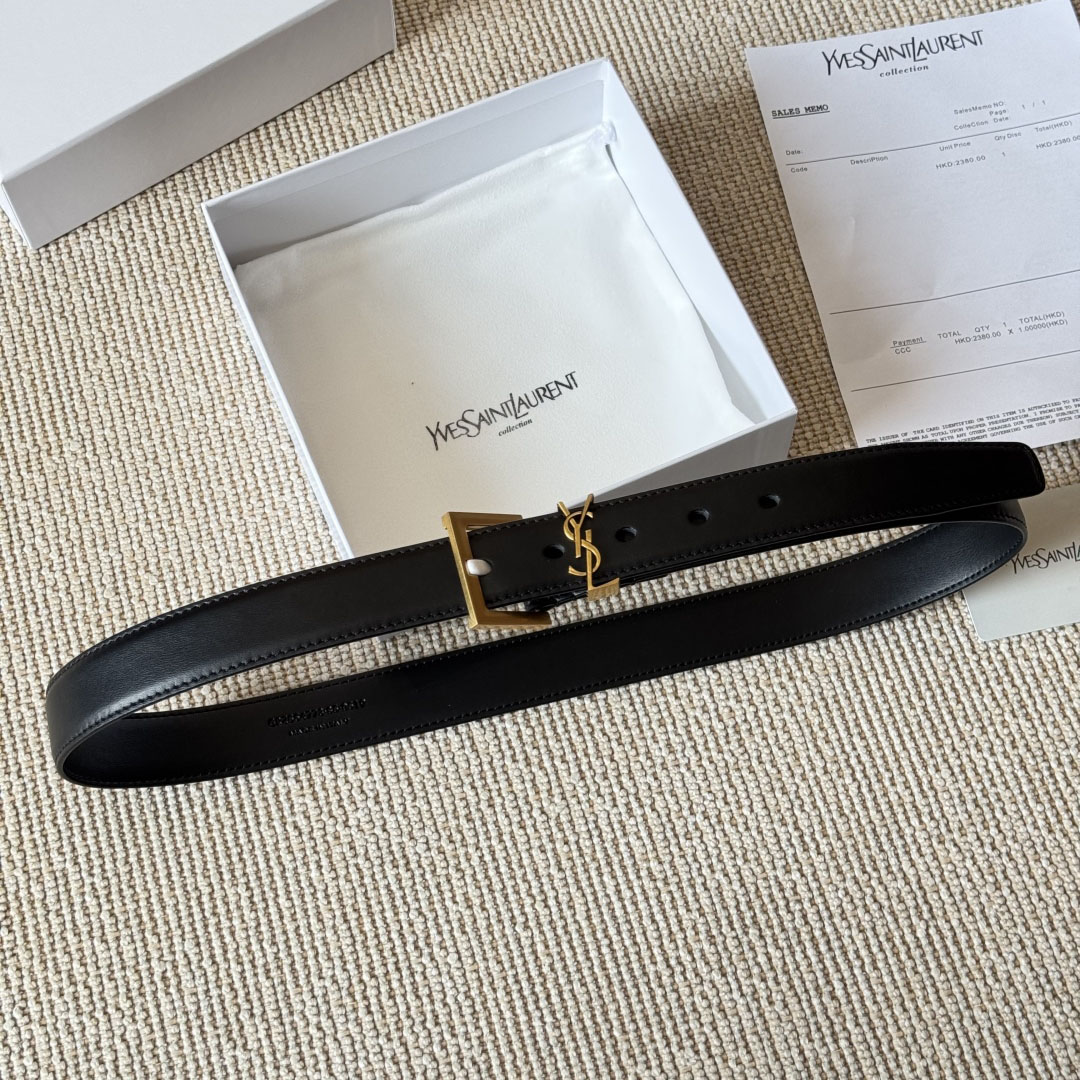 YSL Women's 3.0cm Belt DD25071520