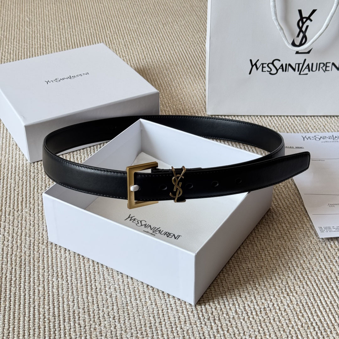 YSL Women's 3.0cm Belt DD25071520