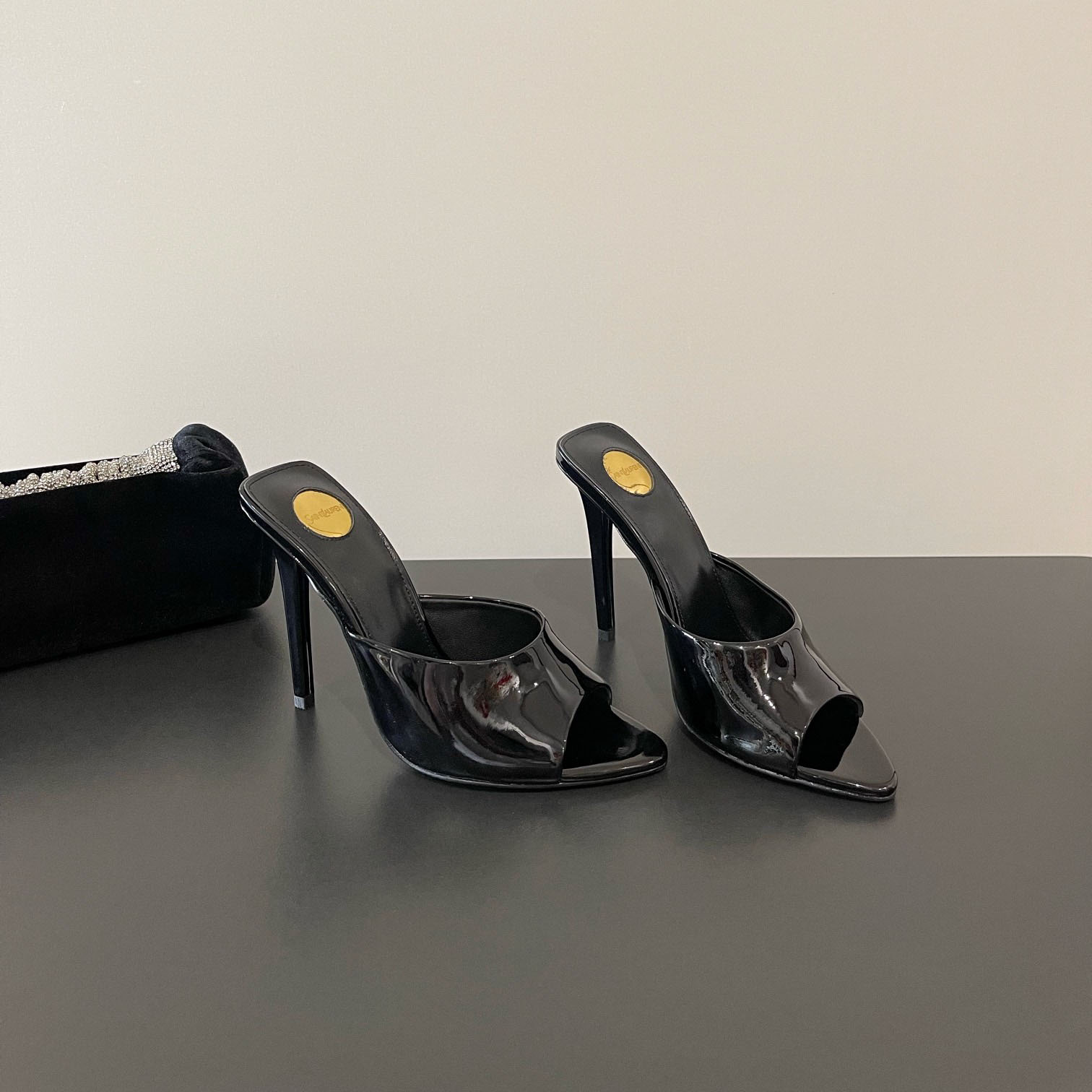 YSL Pointed-Toe High-Heel Sandals DD25071515