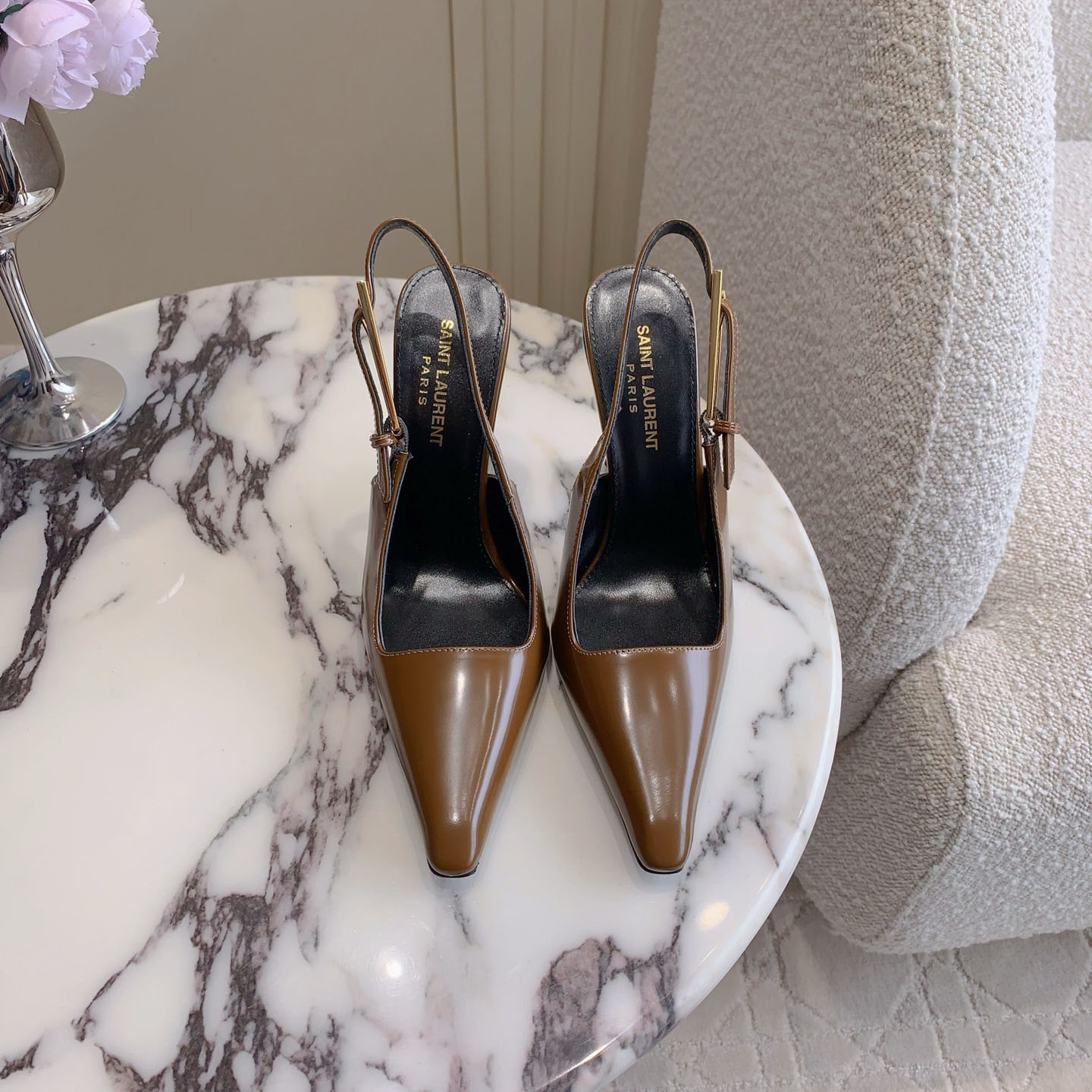 YSL New Golden Stick High-Heel Sandals DD25071506