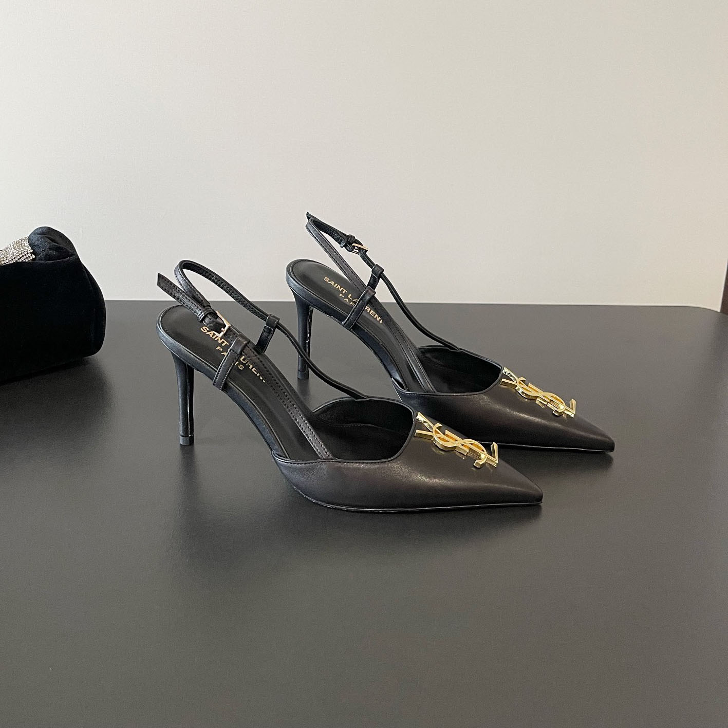 YSL Pointed-Toe High-Heel Sandals DD25071516