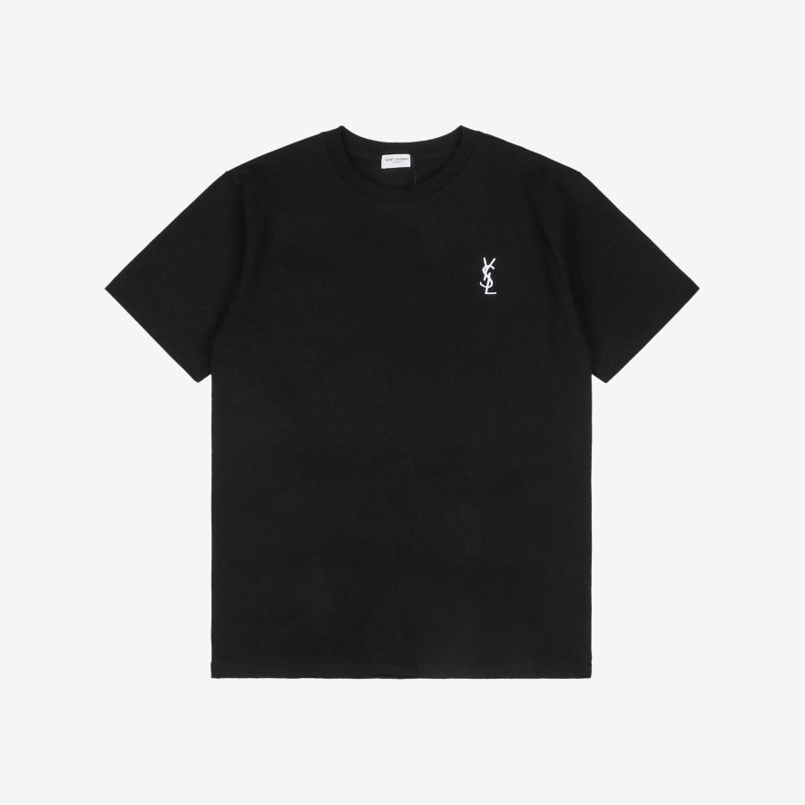 YSL Small Logo Embroidered Short Sleeve DD25071546
