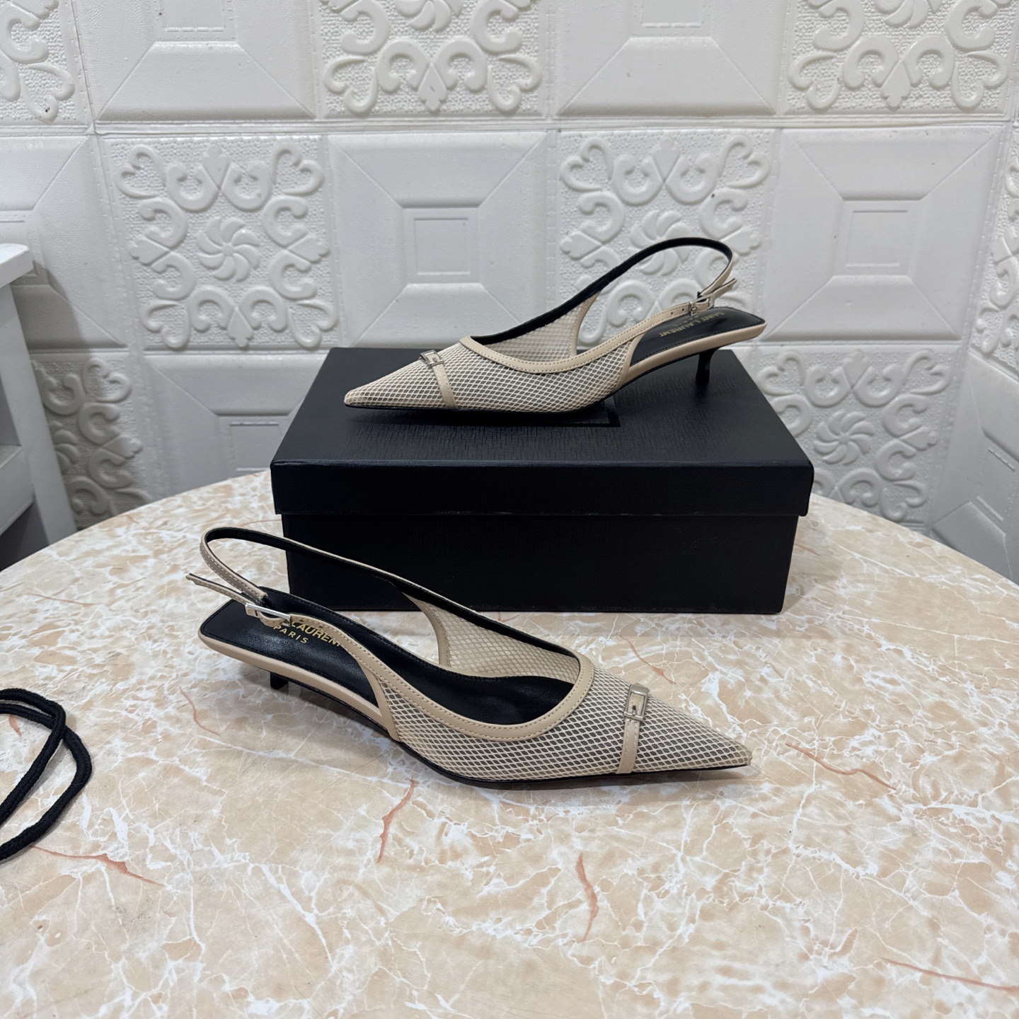 YSL 25 Low-Heel Sandals DD25071514