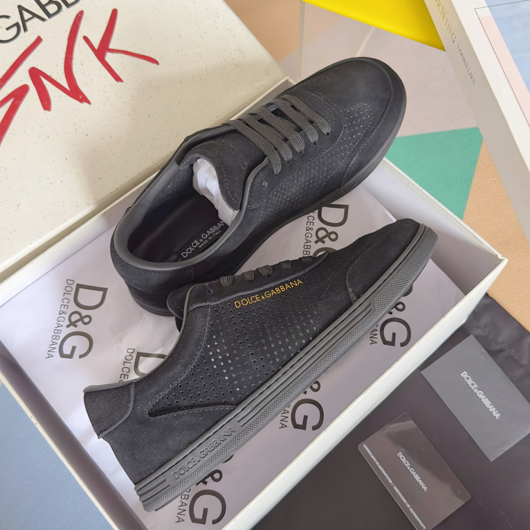 D&G Men's Suede Breathable Sneakers  YV24071627