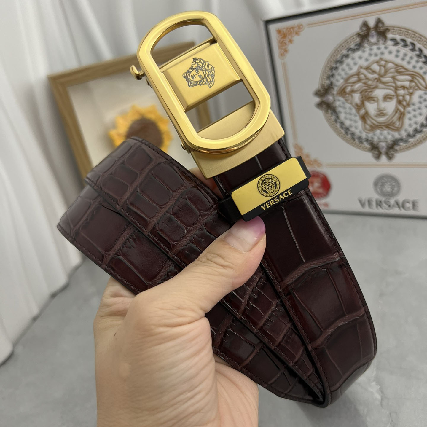 VS Men's Fashion Leather Belt DD25071612