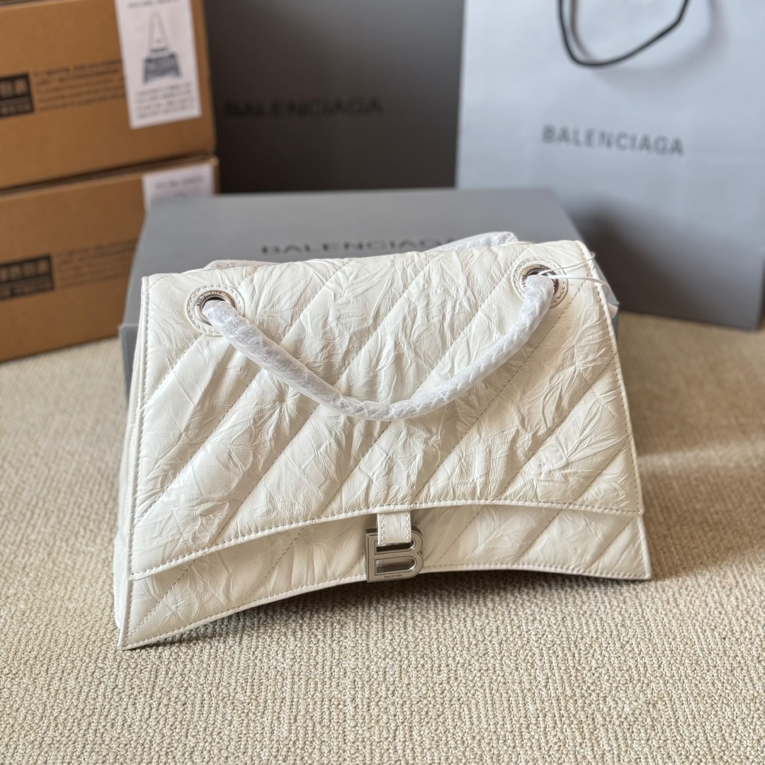 BLCG  Classic Top - Grain Leather Hourglass Bag YV24071603