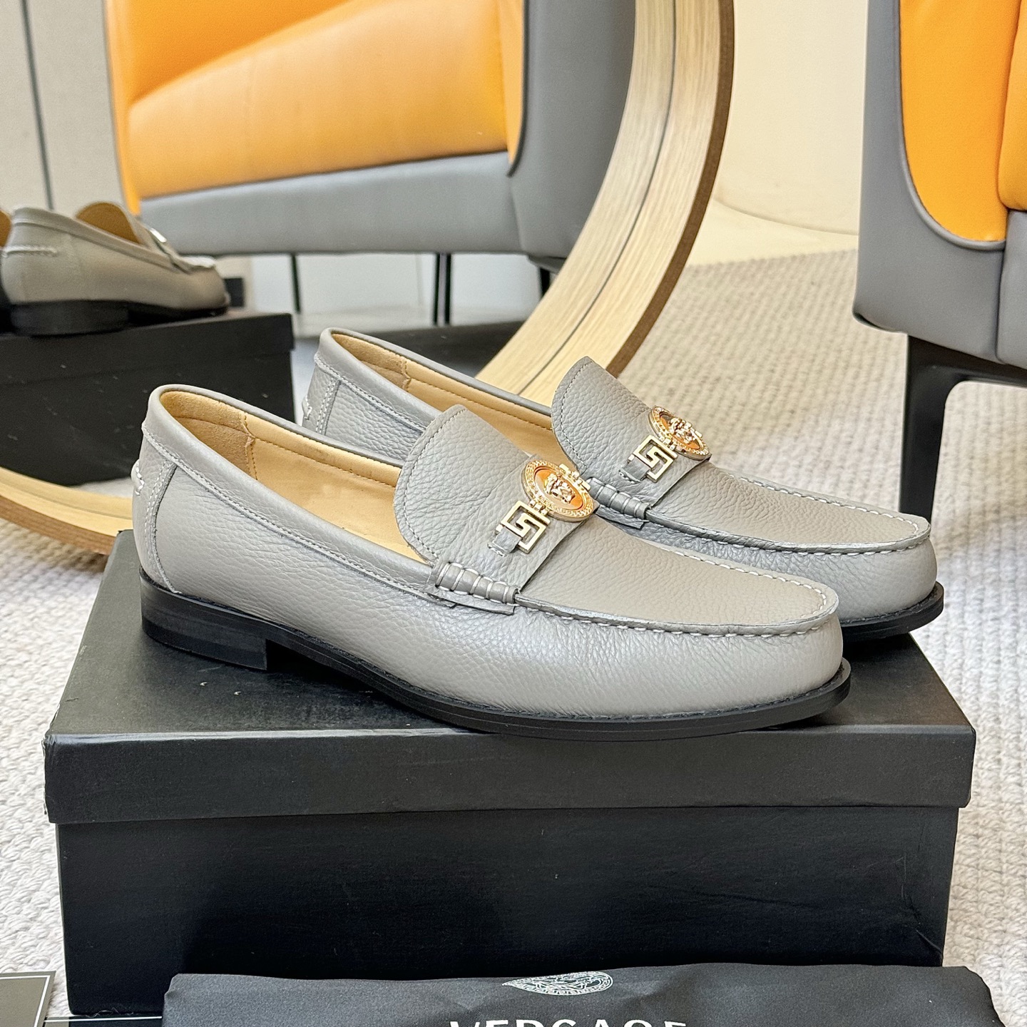 Vs Men's Grey Loafers DD25071623