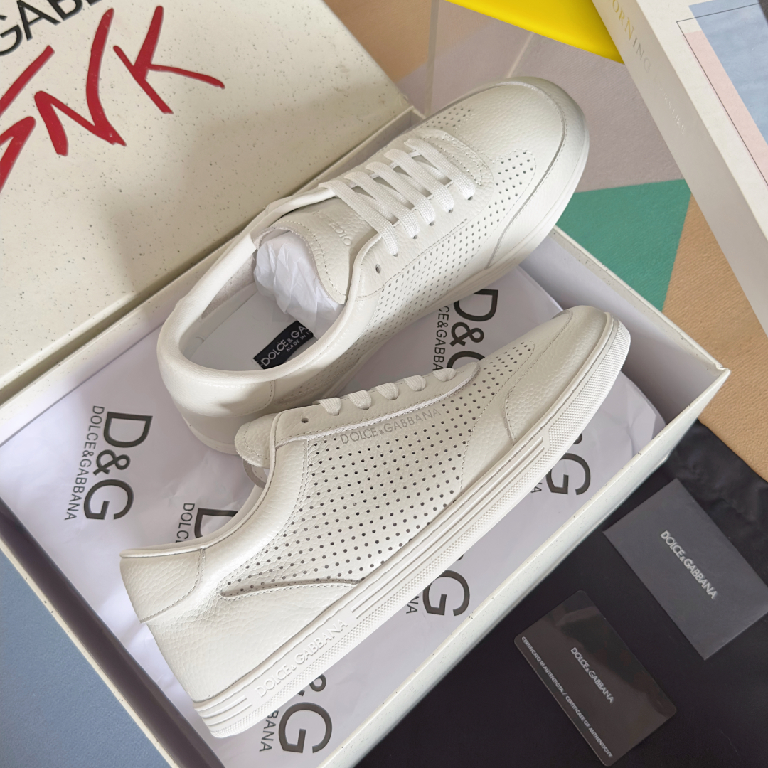 D&G Men's Cowhide Breathable Sneakers YV24071628