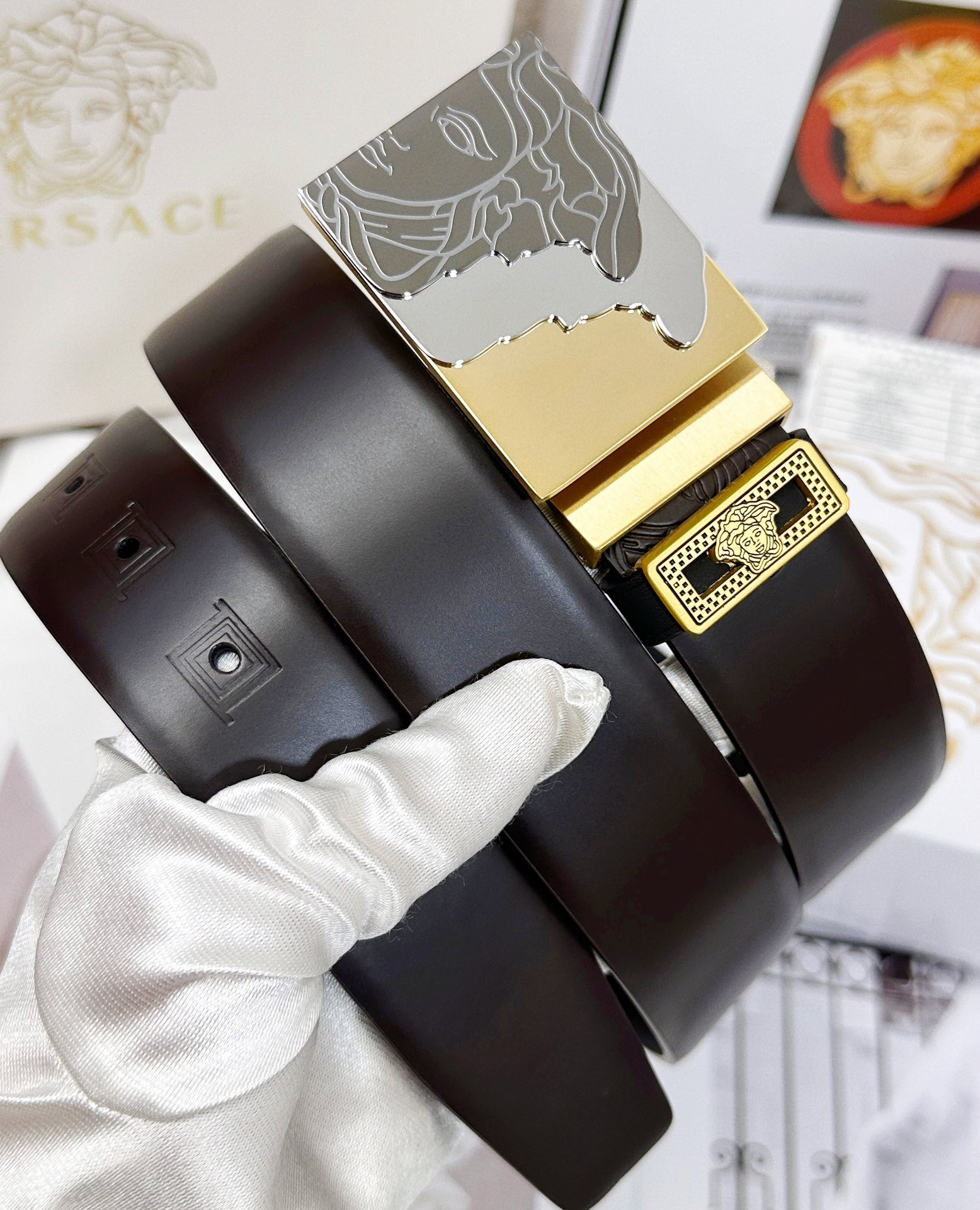 VS Men's Fashion Leather Belt DD25071611