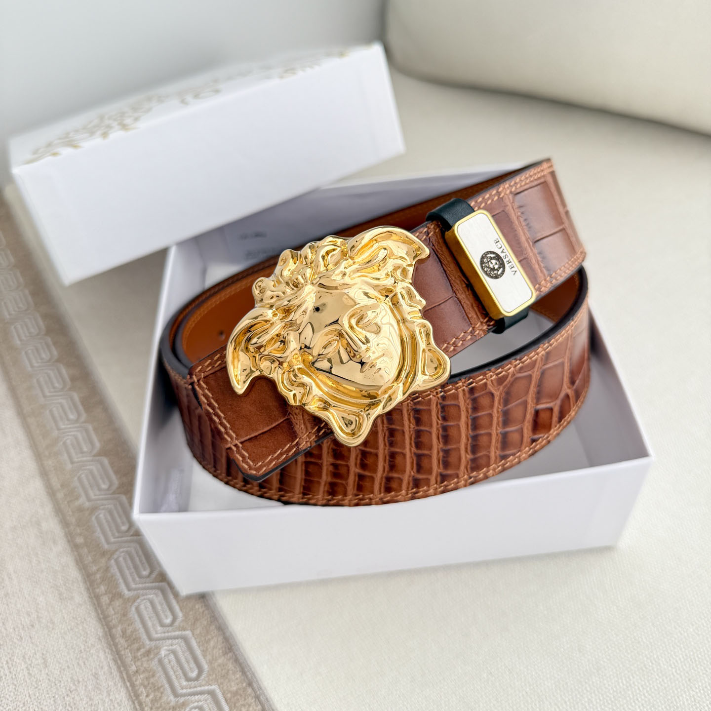 VS Men's Classic Leather Belt DD25071613