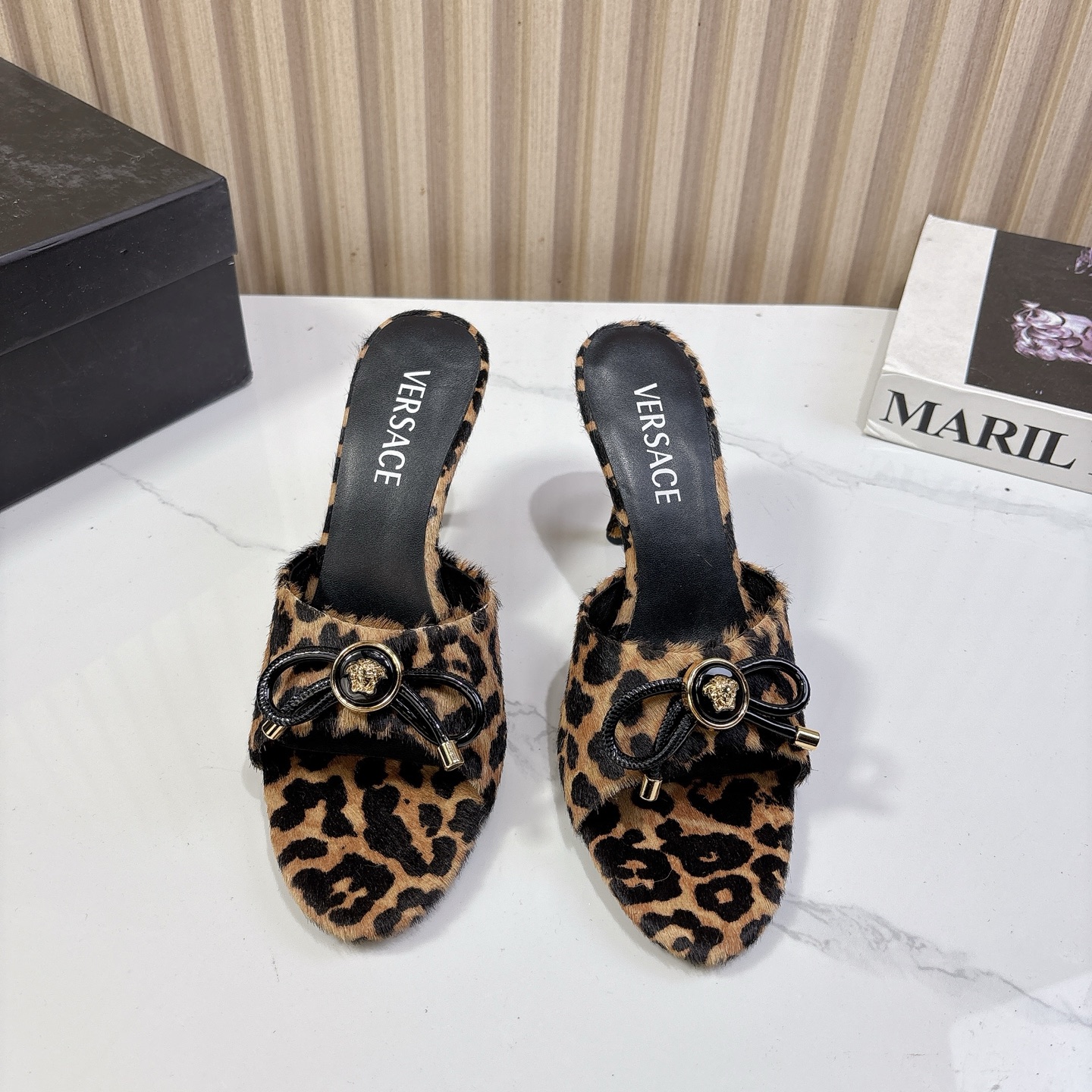Vs Women's Fashion Leopard Print High Heels DD25071661
