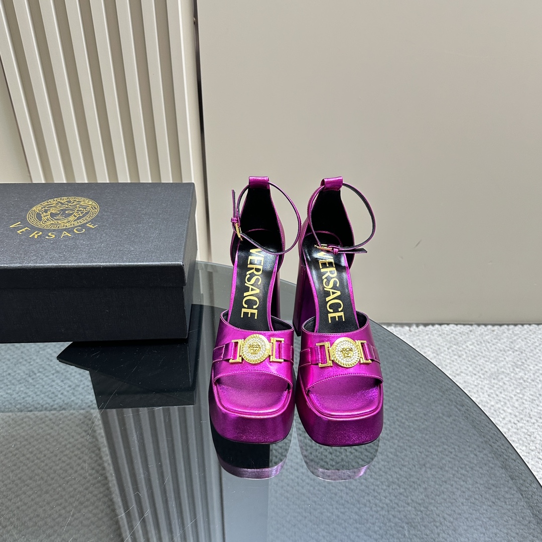 Vs 25New Pink-PP Block Heel High Heels DD25071646