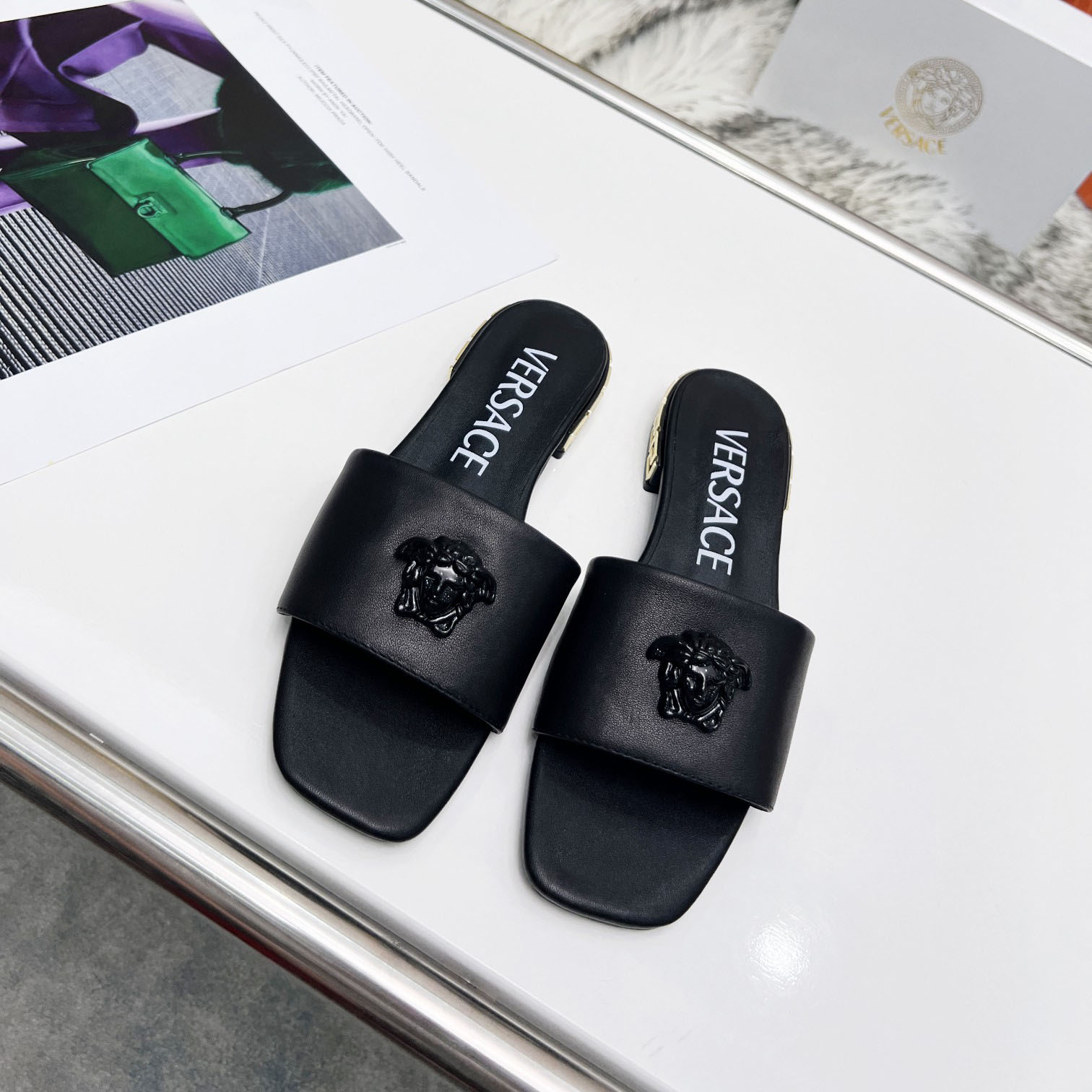 Vs Medusa Logo Classic Flat Sandals DD25071718