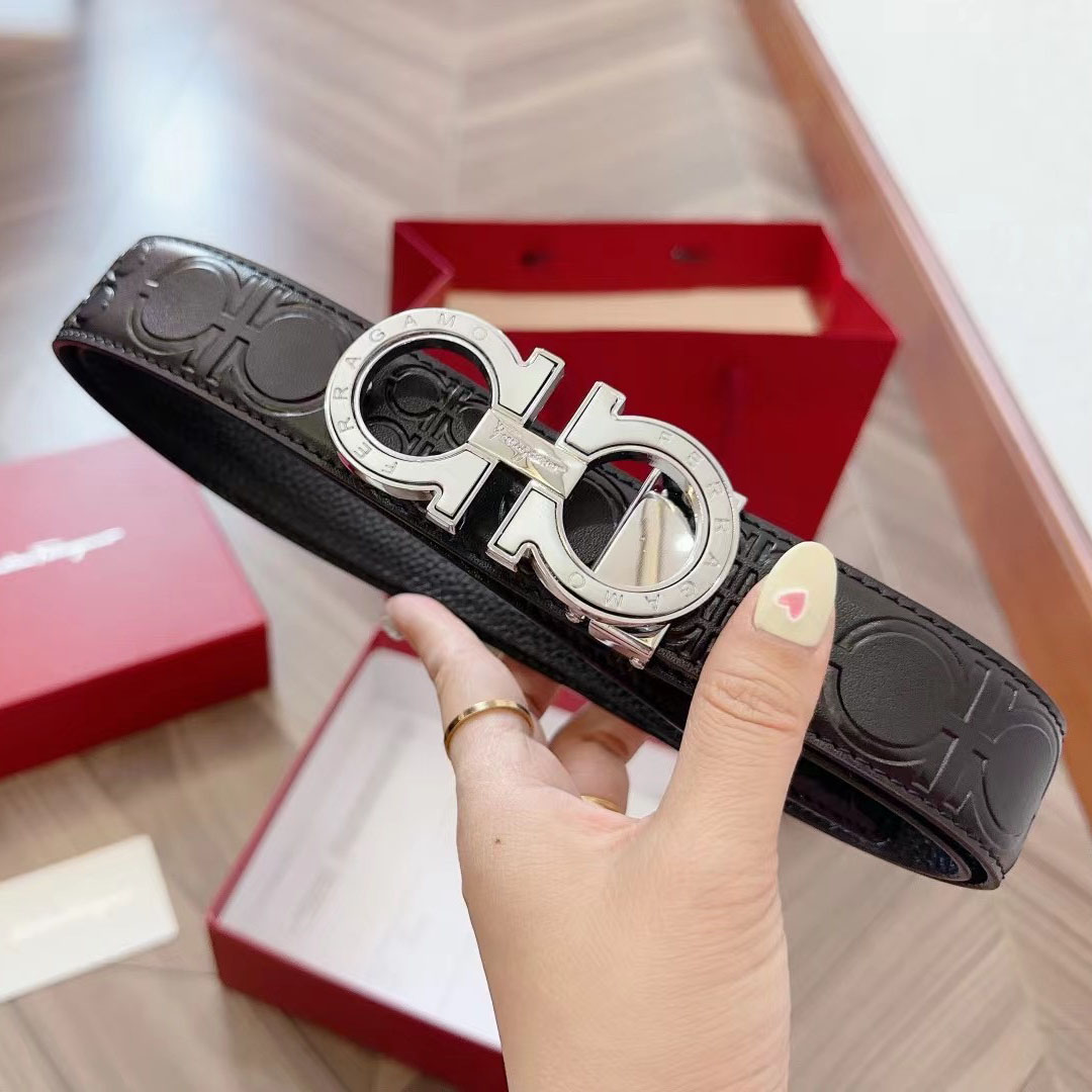 SF Men's Logo Embossed Belt DD25071752