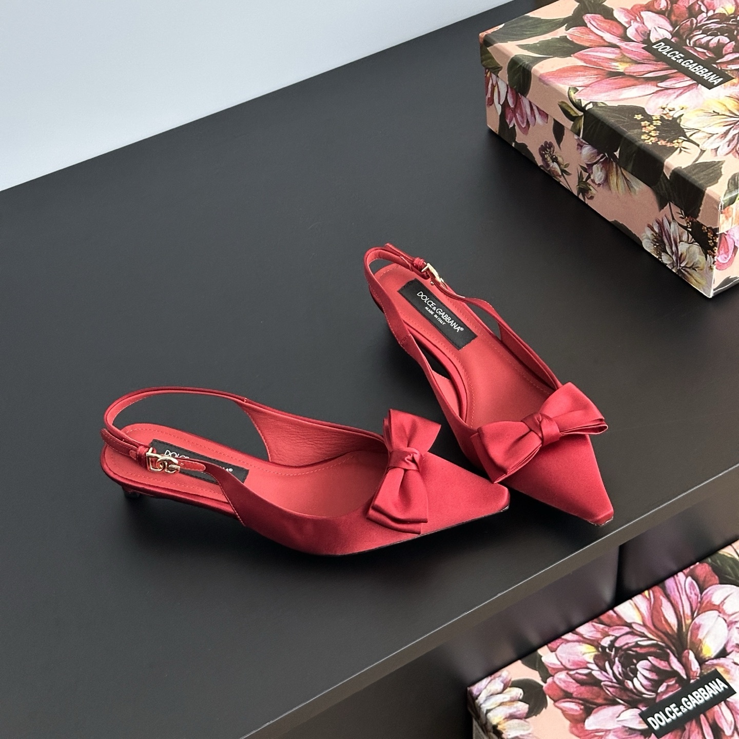 D&G Silk series sling - back heels  YV24071706