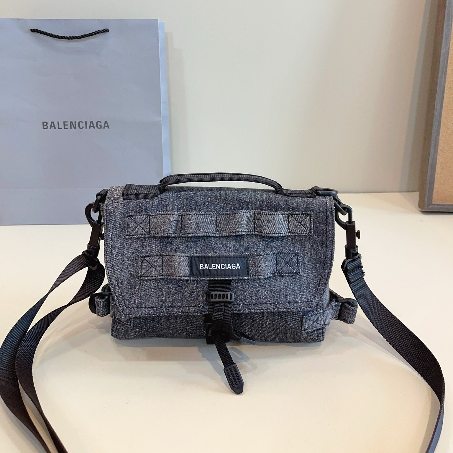 BLCG  Unisex Denim motorcycle bag YV24071806