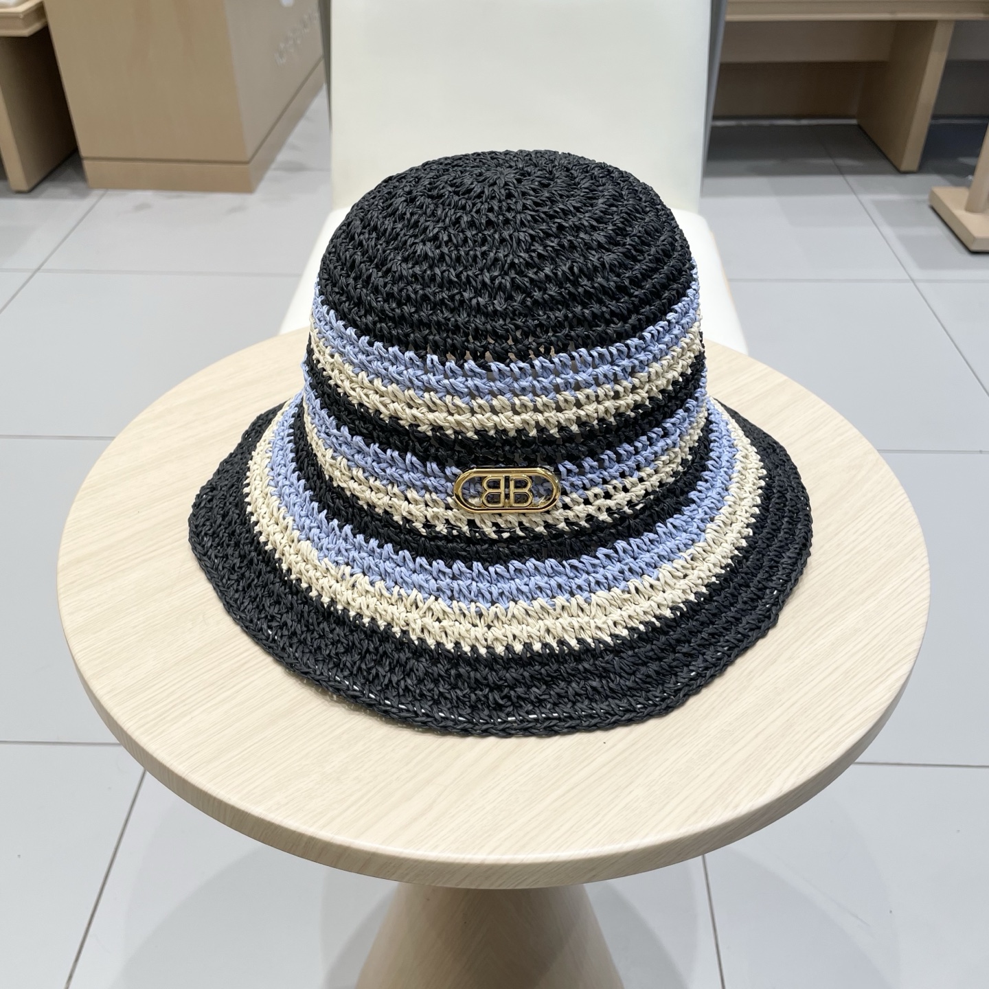 BLCG  Women's BB Logo Woven Bucket Hat YV24071807