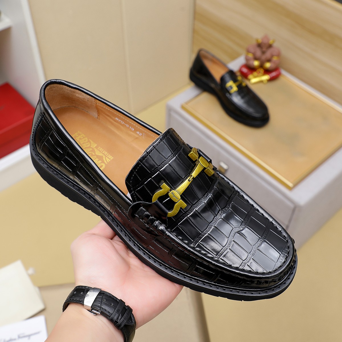 SF Men's Business Leather Shoes DD25071826