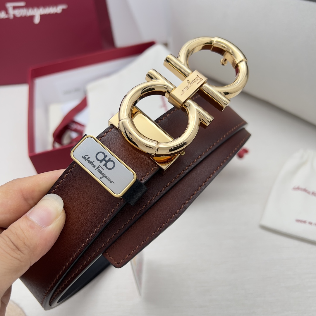 SF Men's Classic Brown Belt DD25071809