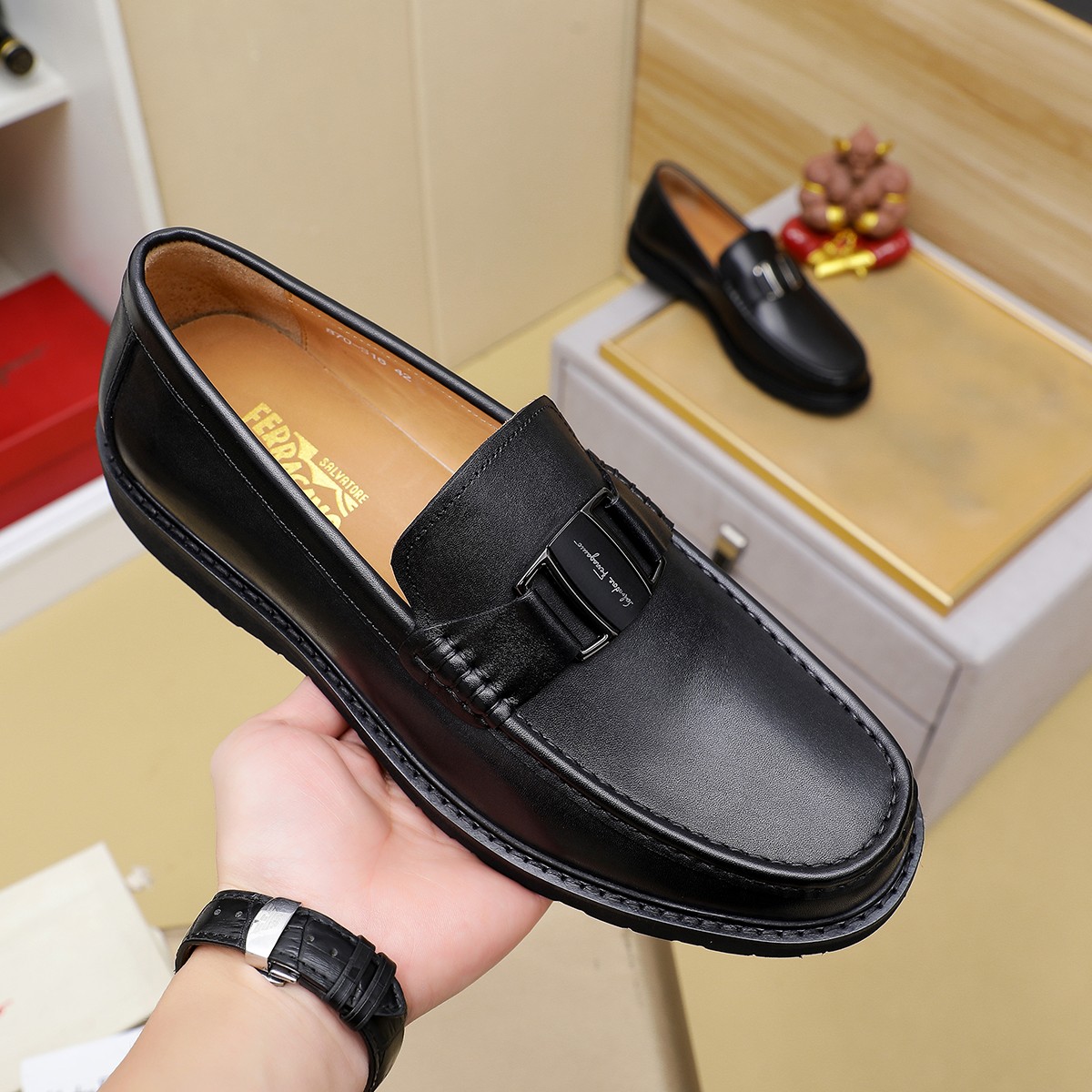 SF Men's Business Leather Shoes DD25071828