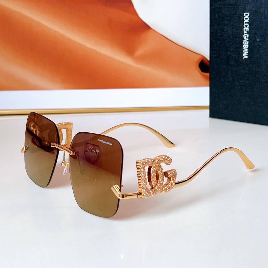 D&G Square rimless sunglasses  YV24071907