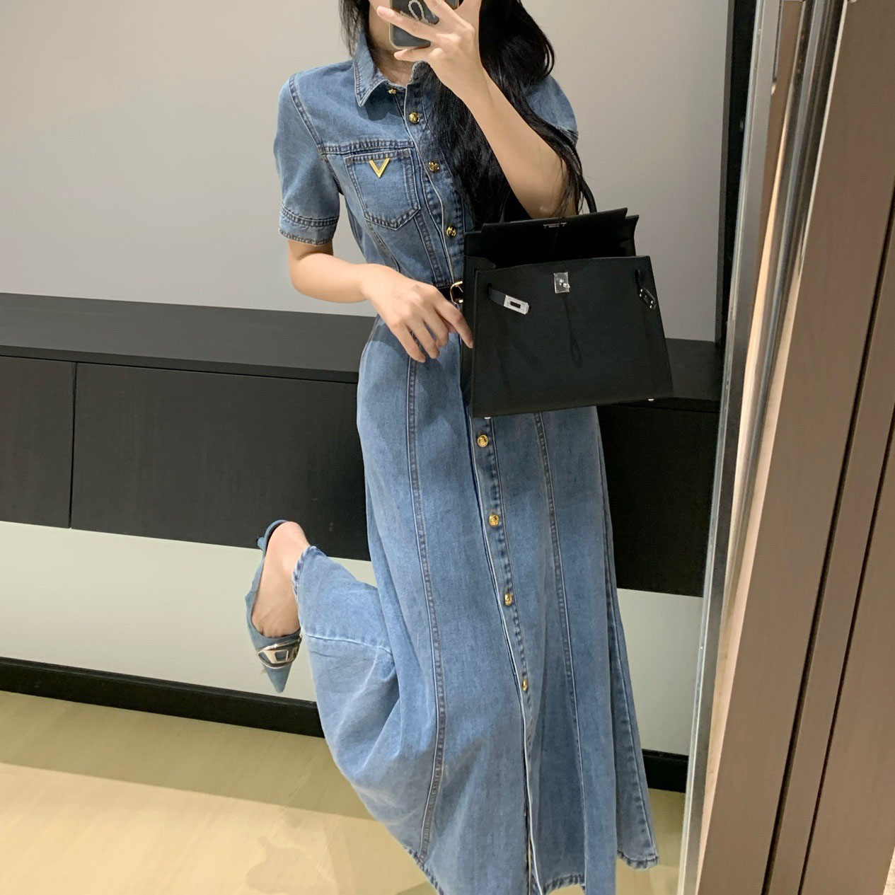 VT Denim Dress DD25071915