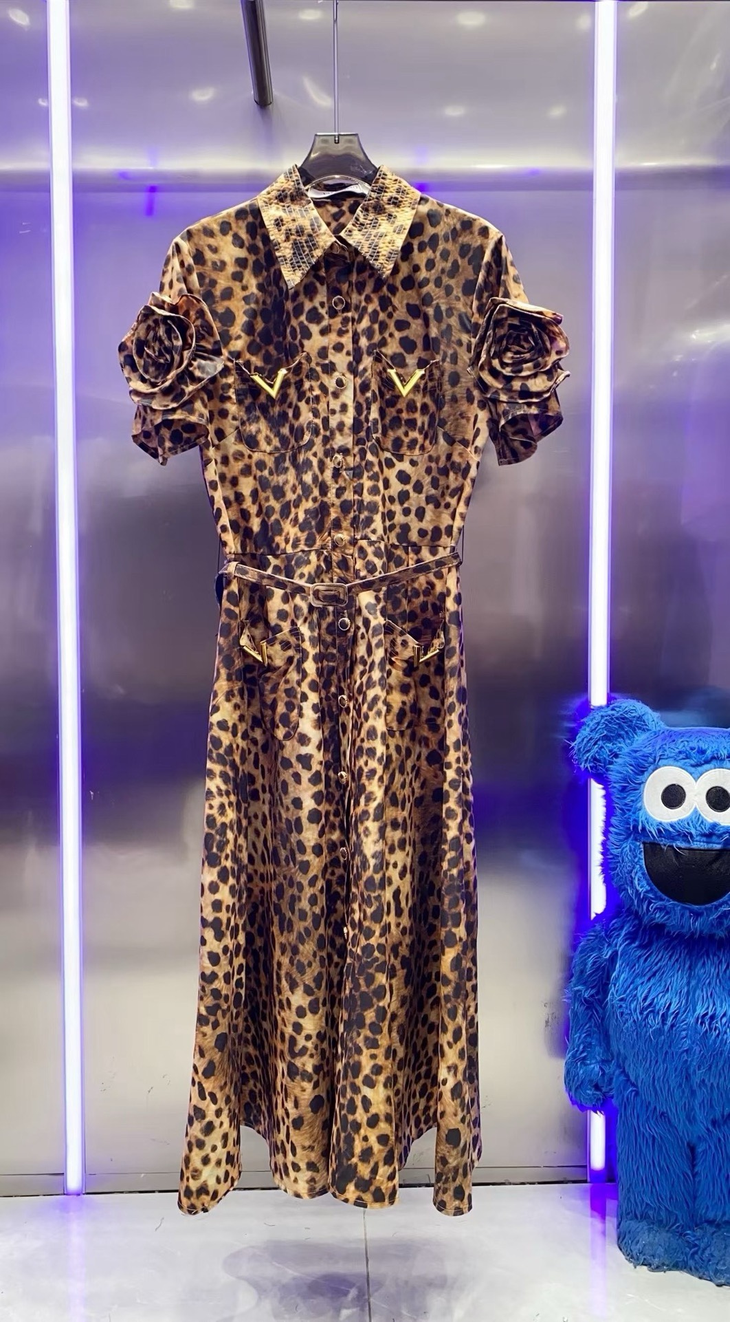 VT New Leopard Spot Dress DD25071916