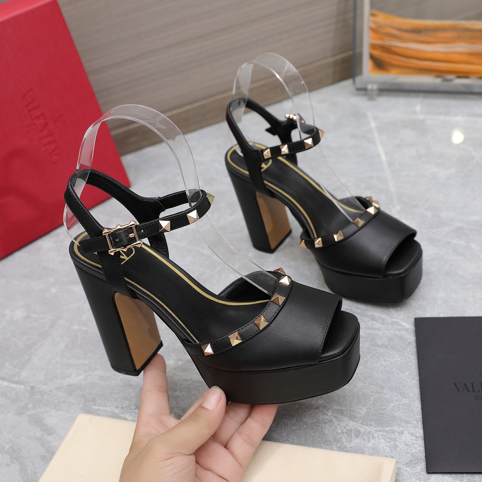 VT Block Heel High Heels DD25071911