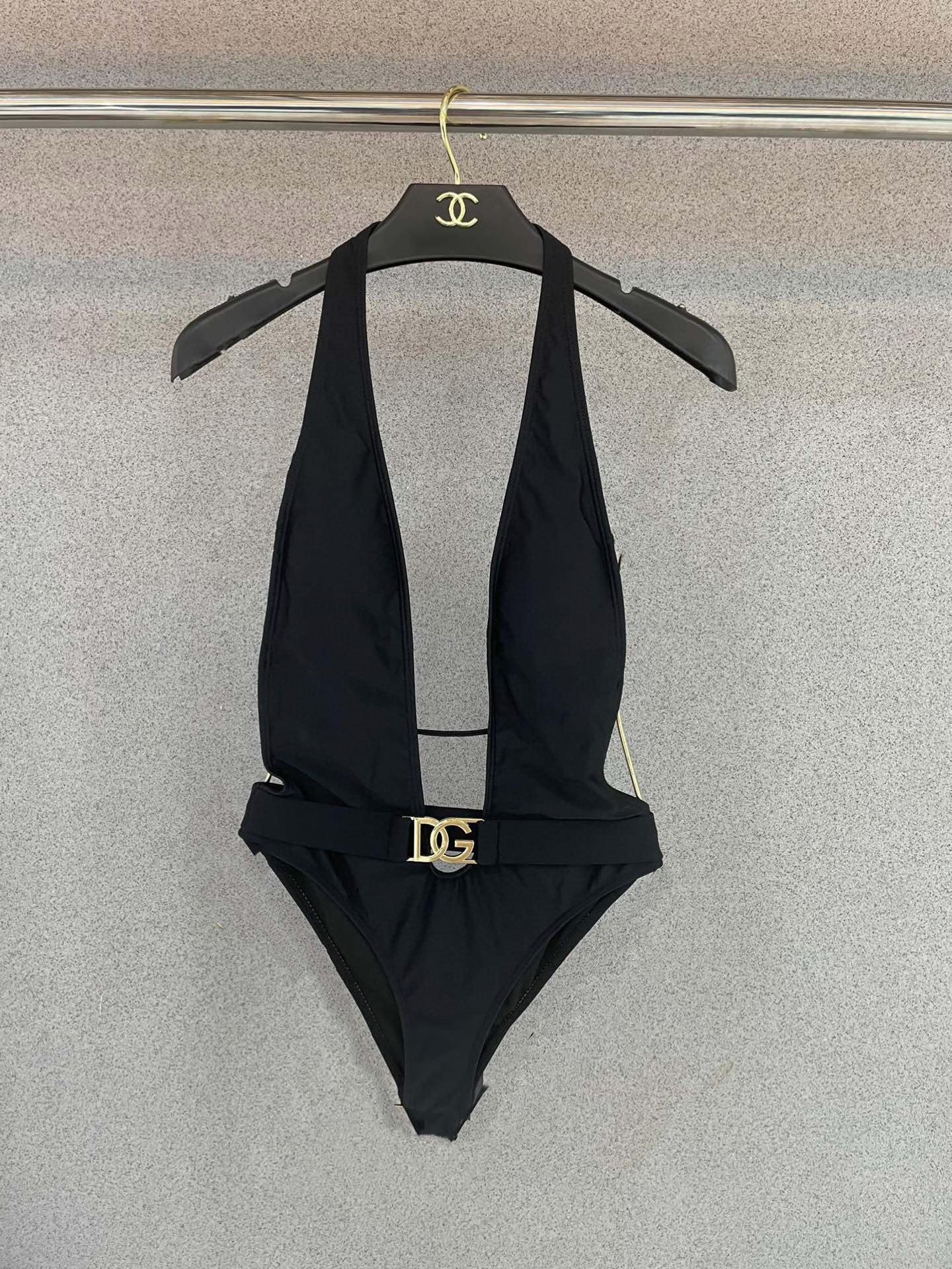 D&G halter - neck one - piece swimsuit  YV24071925