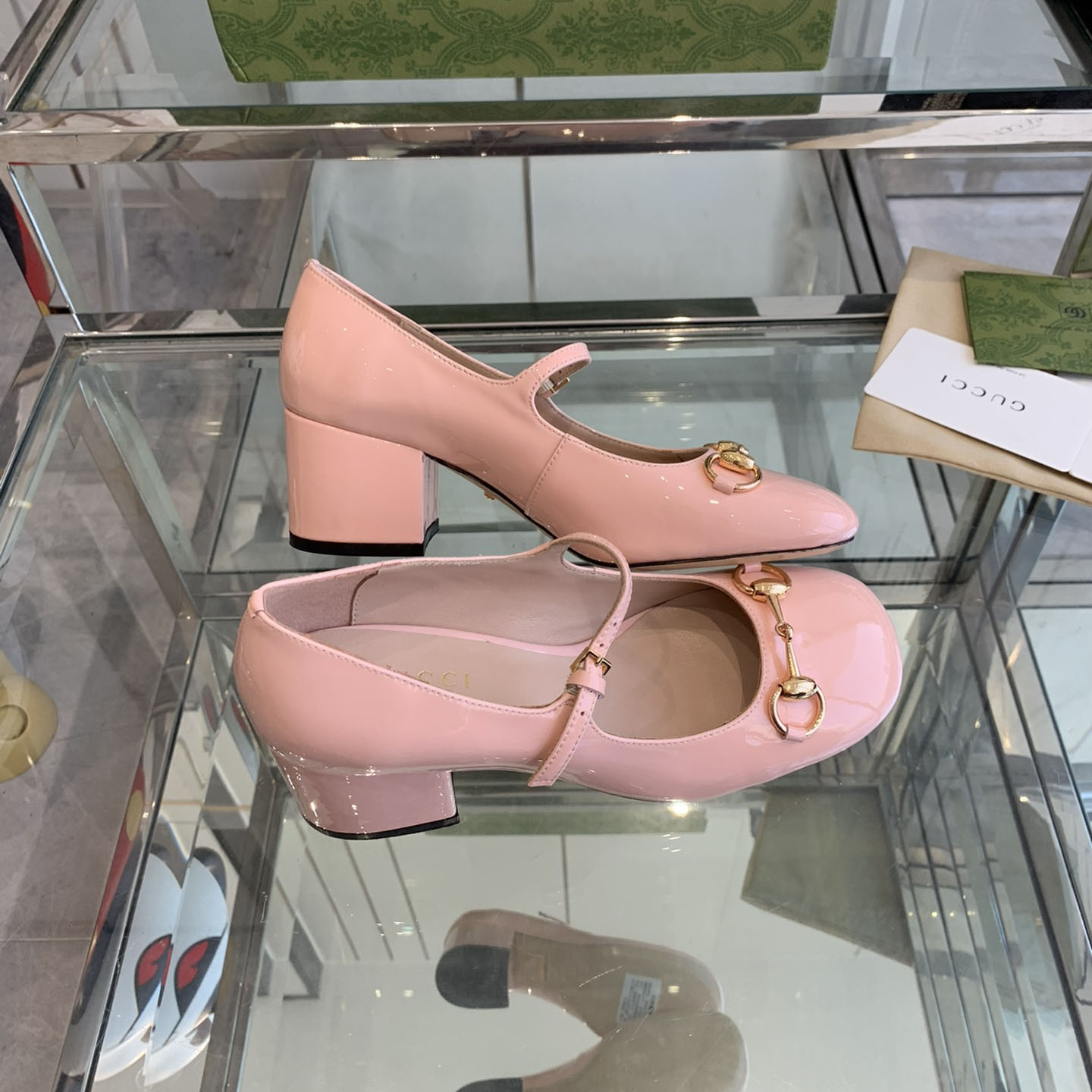 GG Mary Jane Lace-Up Pumps DD25072005