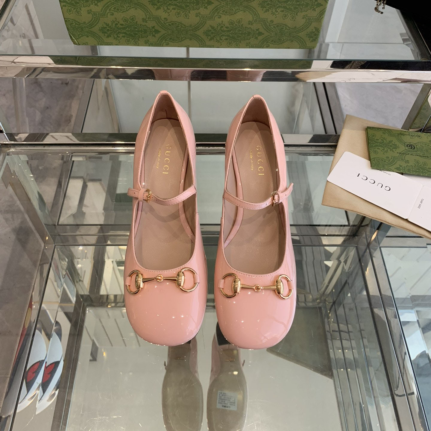 GG Mary Jane Lace-Up Pumps DD25072005