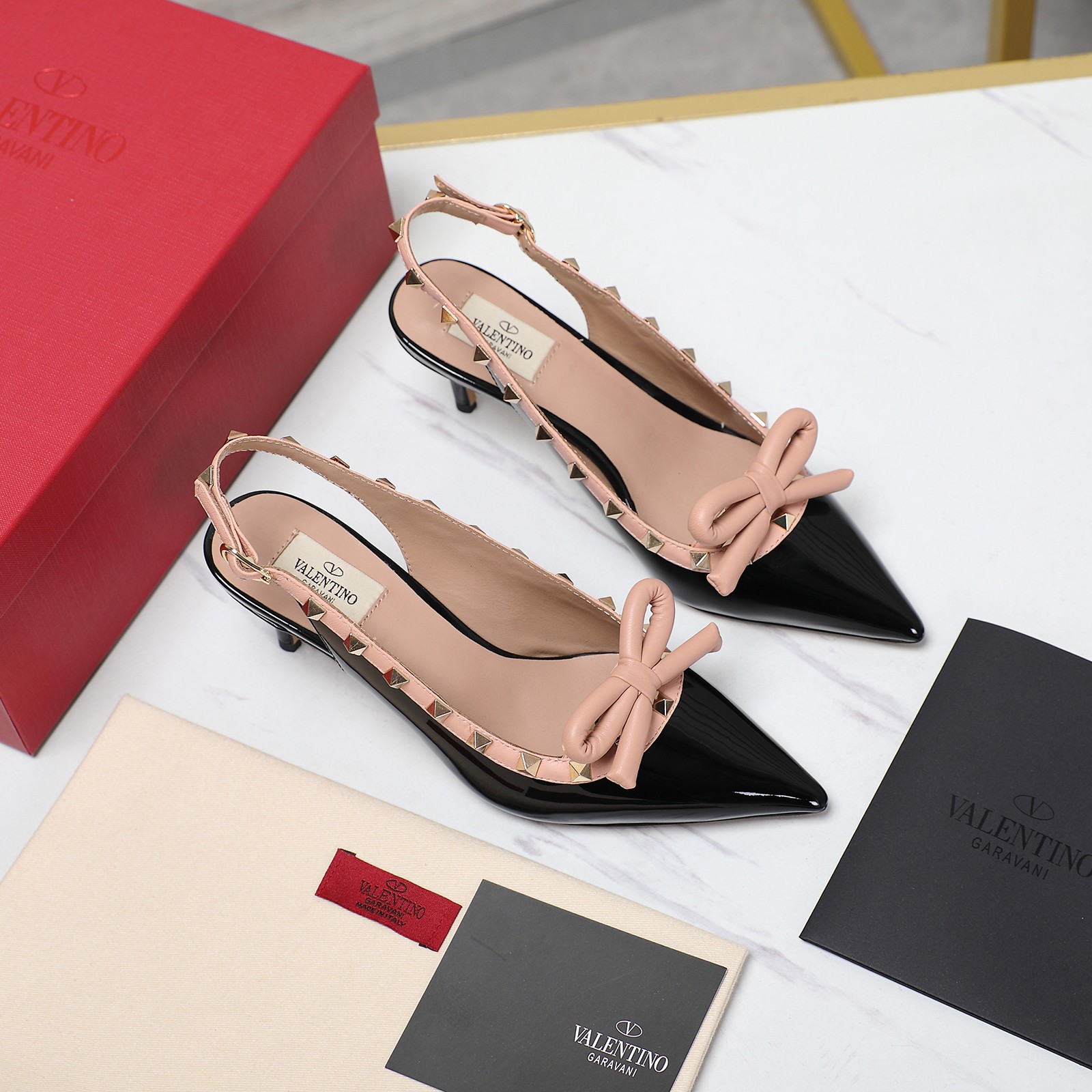 VT Rivet Bow Sandals DD25071909