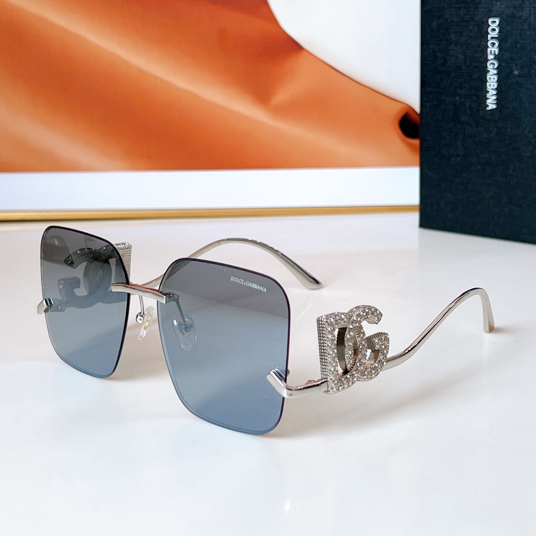 D&G Square rimless sunglasses  YV24071907