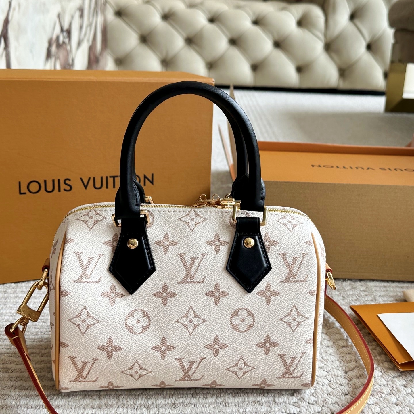 LV Speedy Nano Handheld & Crossbody Bag  YV24072017