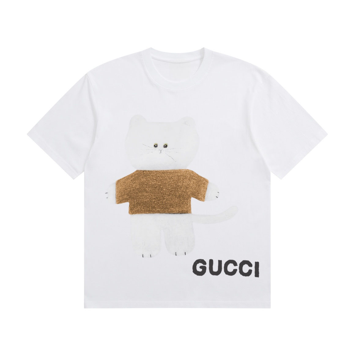 GG Cat Pattern Short Sleeve DD25072036