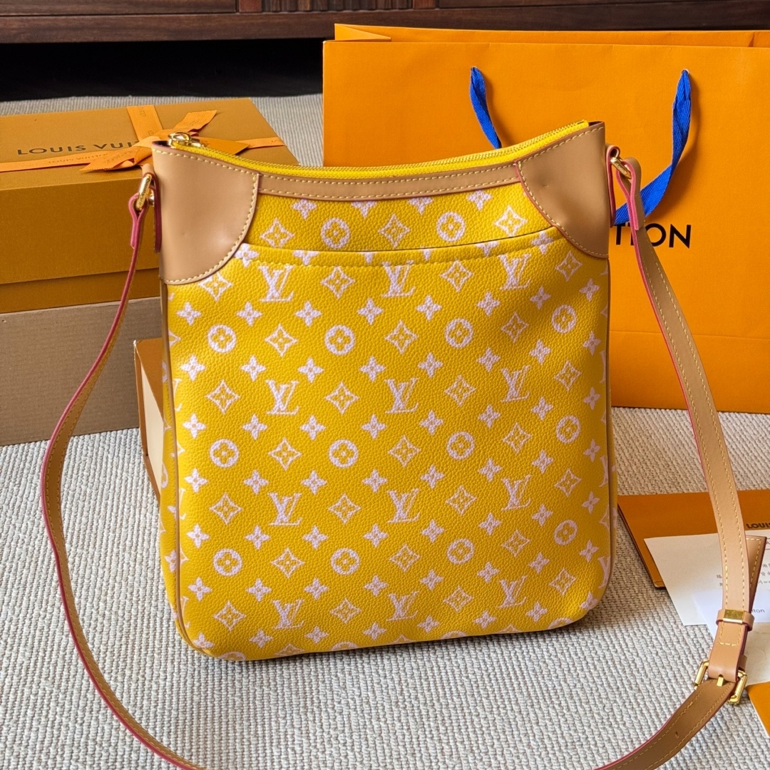 LV Classic Monogram Cowhide Men's Sling Bag YV24072023