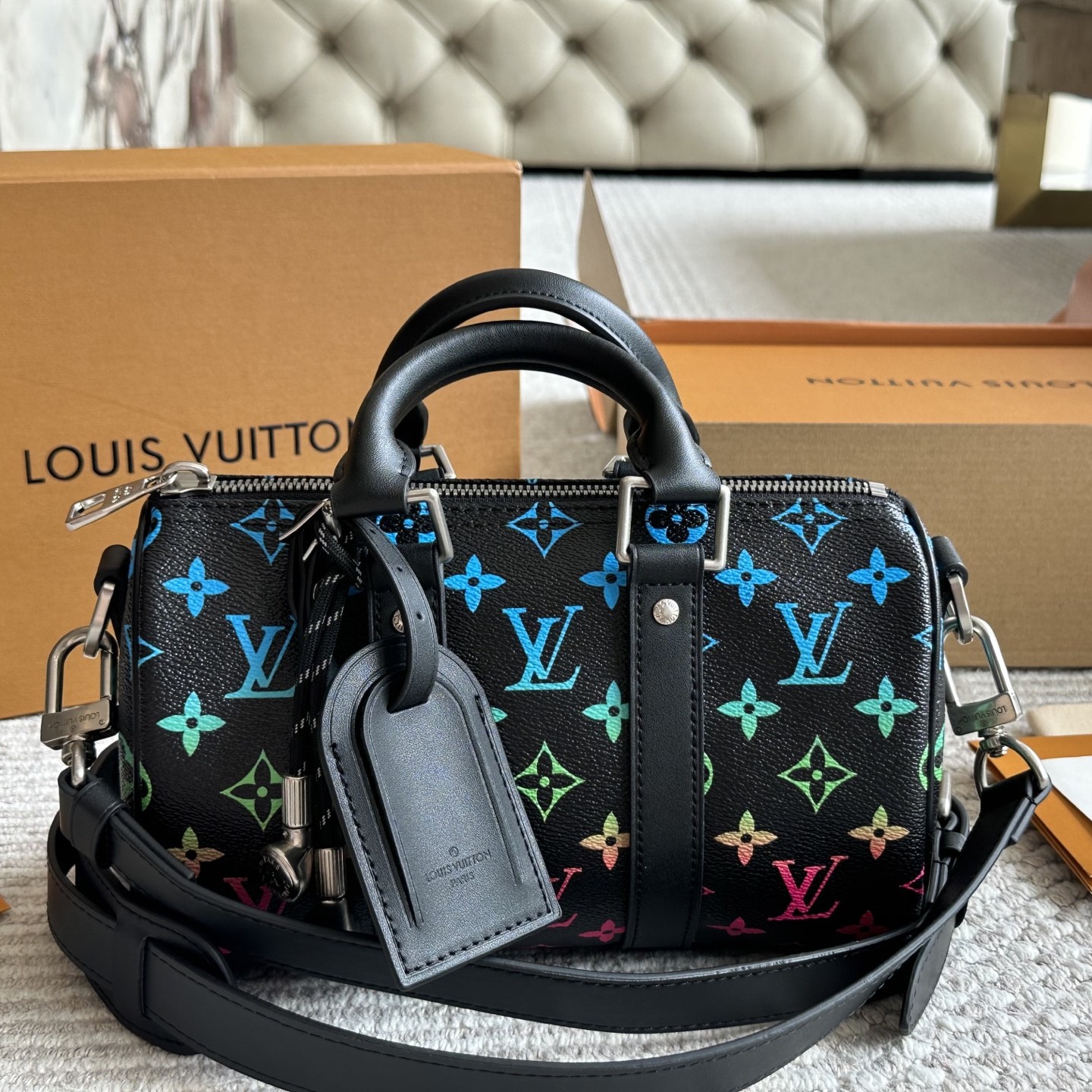 LV X Nigo Keepall xs 21 Pillow Bag YV24072020