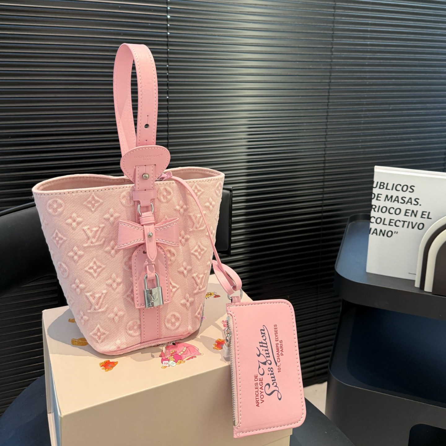 LV Classic Monogram Embossed Bucket Bag YV24072028