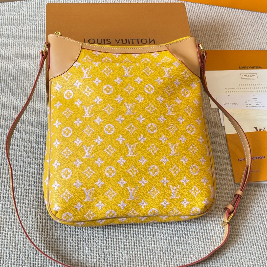 LV Classic Monogram Cowhide Men's Sling Bag YV24072023