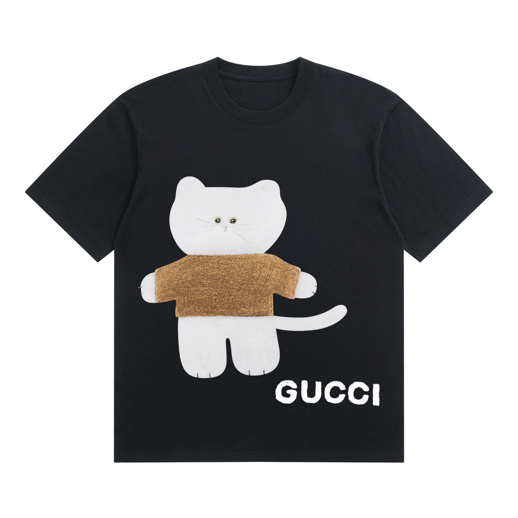 GG Cat Pattern Short Sleeve DD25072036