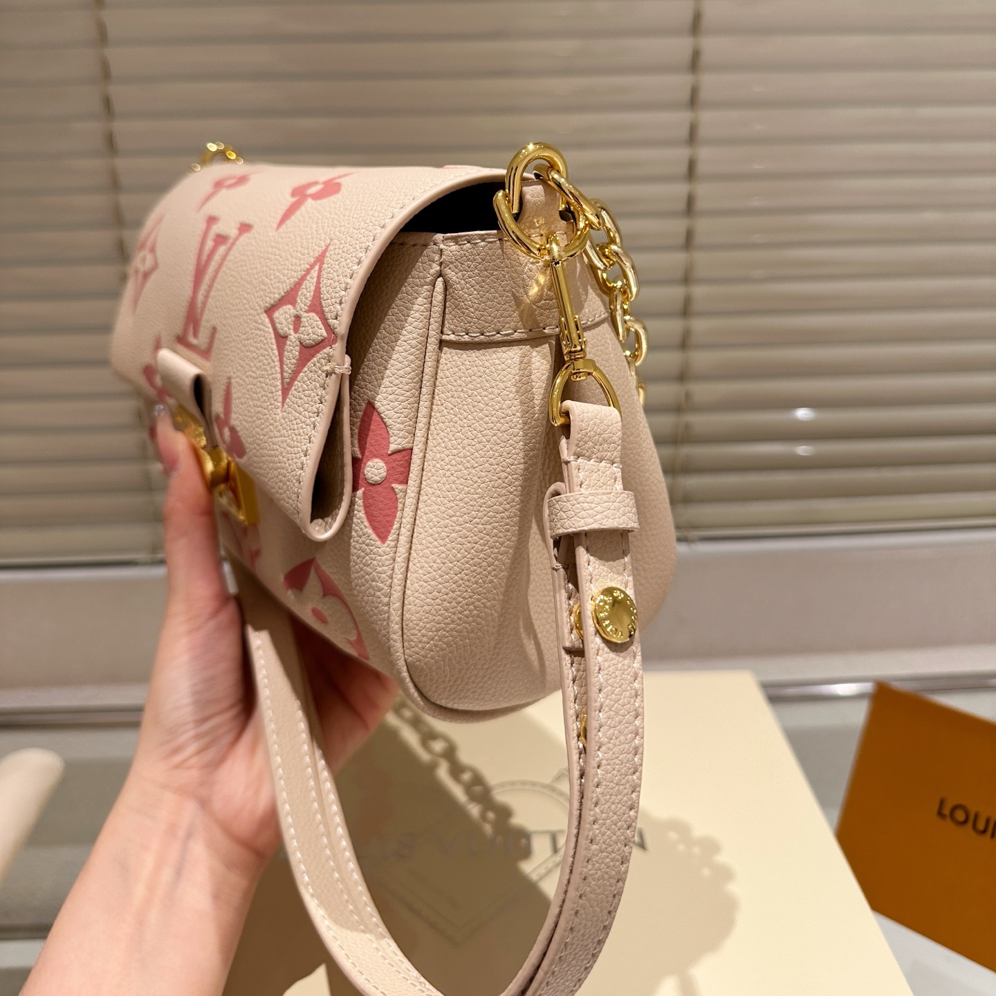 LV Classic Monogram Embossed Cowhide Bag YV24072002