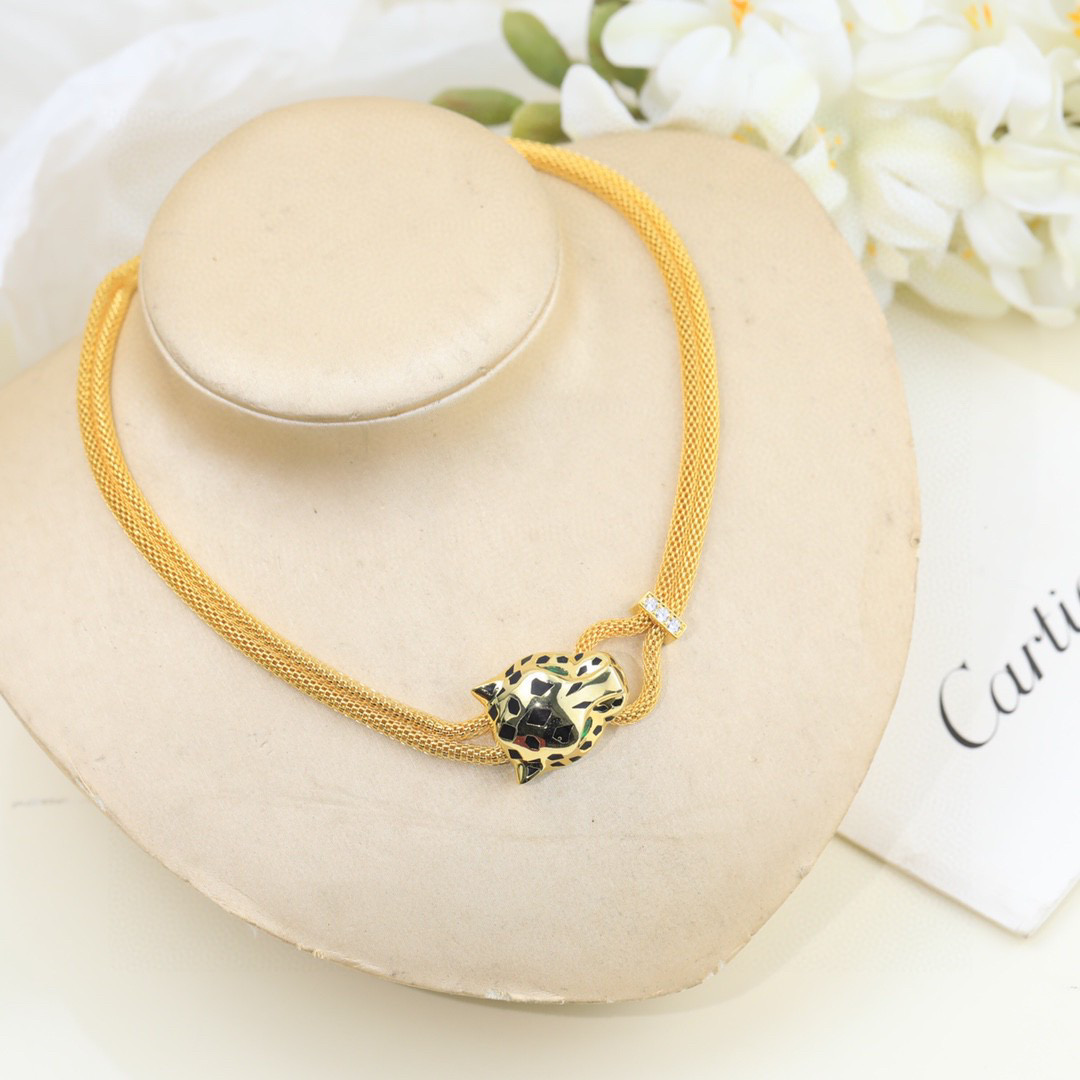 Car Panther - shaped necklace YV24072107