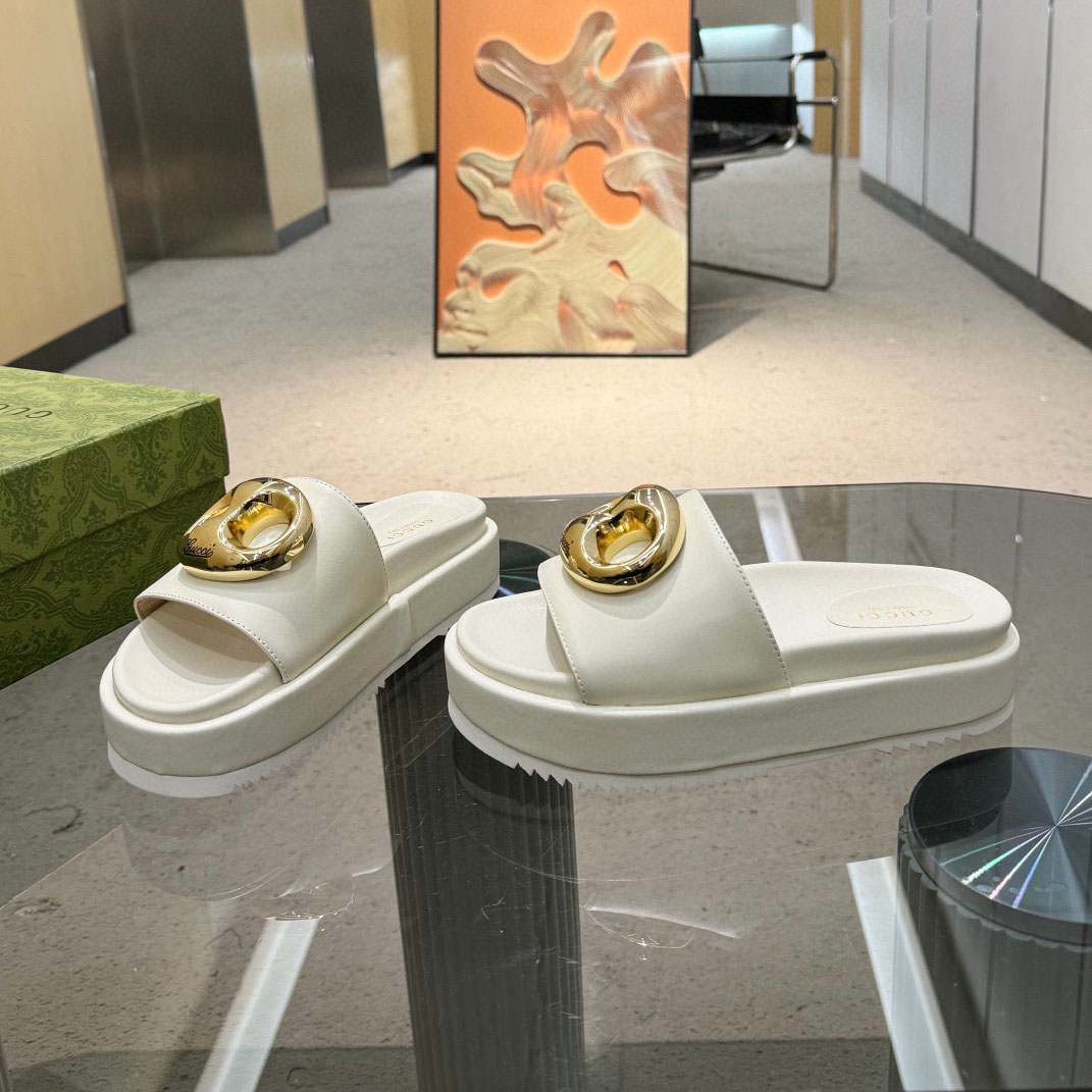 GG Platform Pig Nose Logo Sandals BB25072016