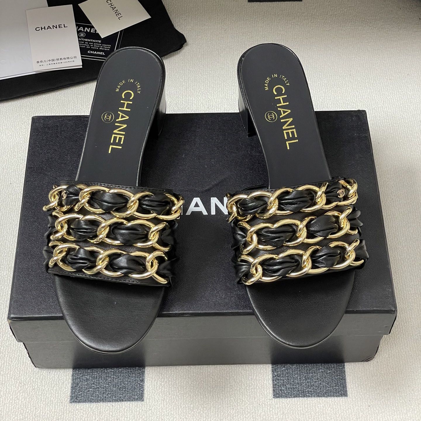 CH Chunky Chain Slippers BB25072324