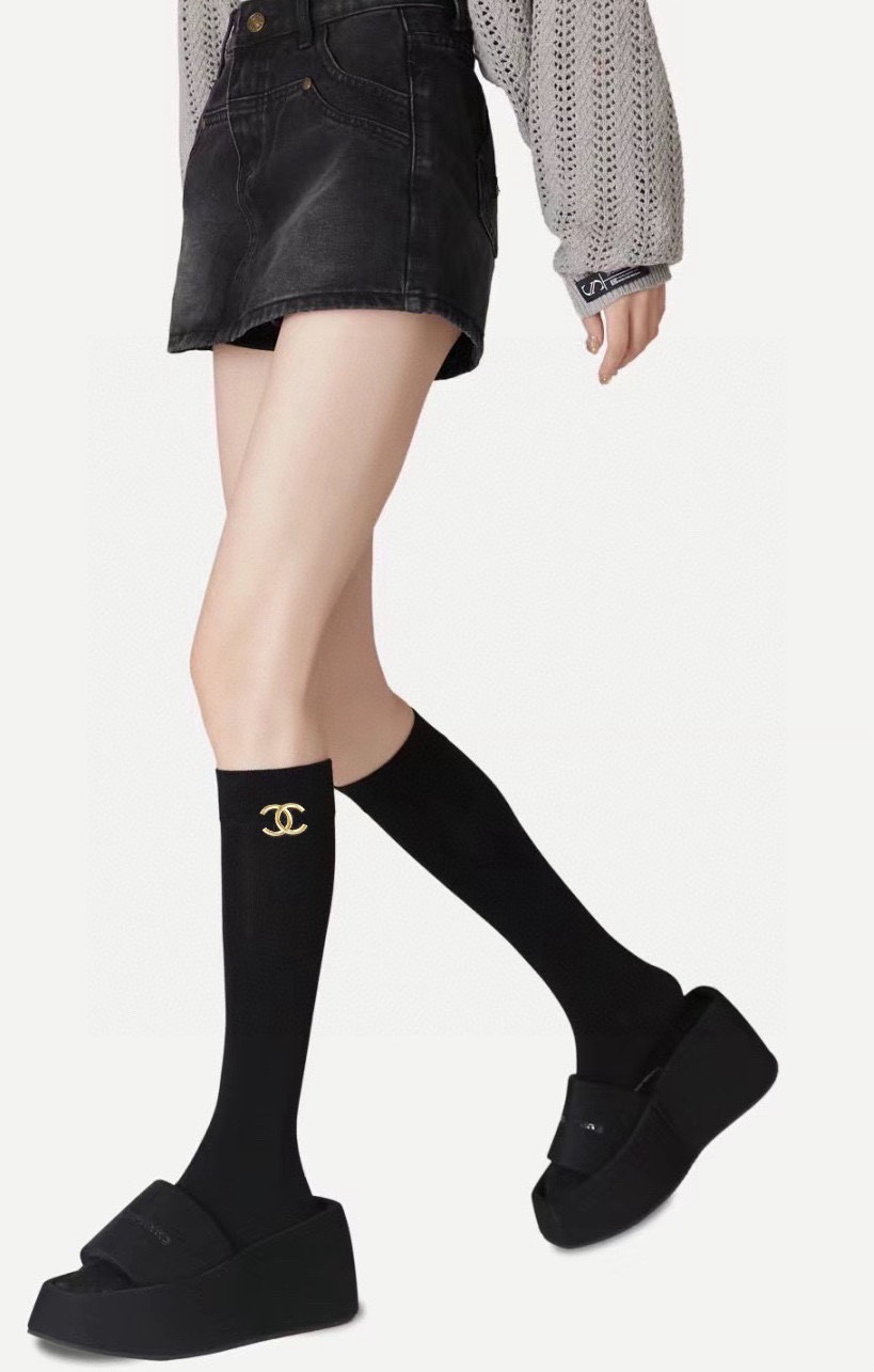 CH Cotton Knee-High Socks BB25072317