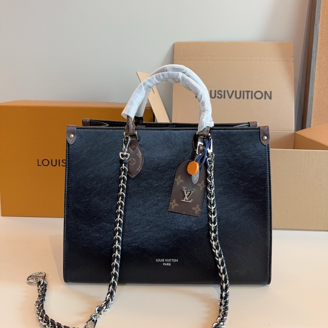LV  Onthego Series Black logo pattern Tote BV240518