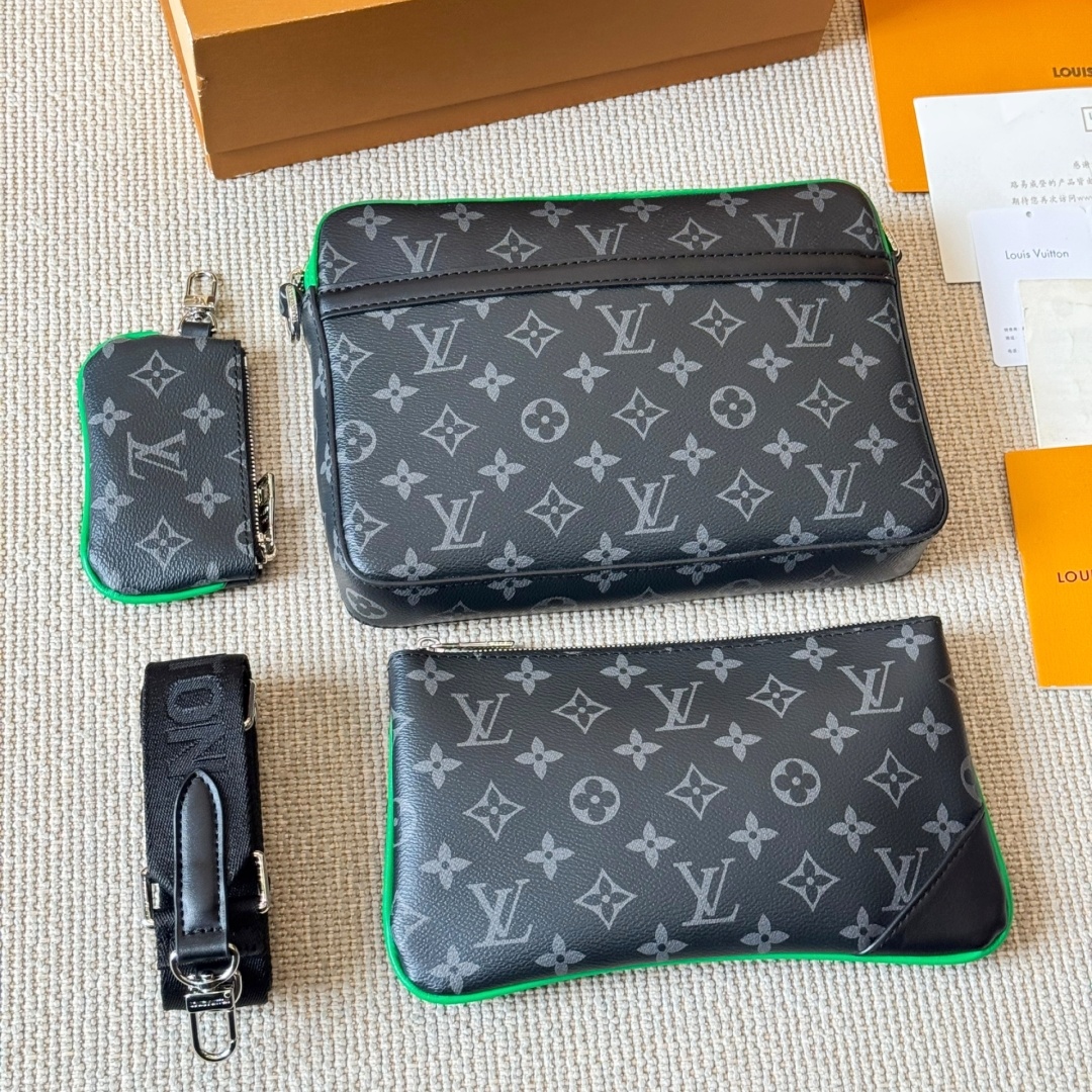 LV  Men's Three-Piece Set Trio Messenger Bag YV24072317